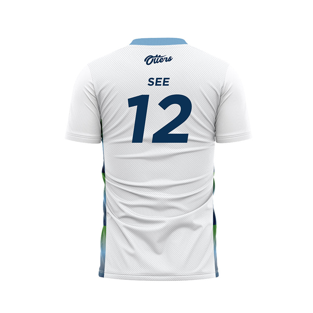 CSU Monterey Bay - NCAA Women's Soccer : Leah See - White Soccer Jersey-1