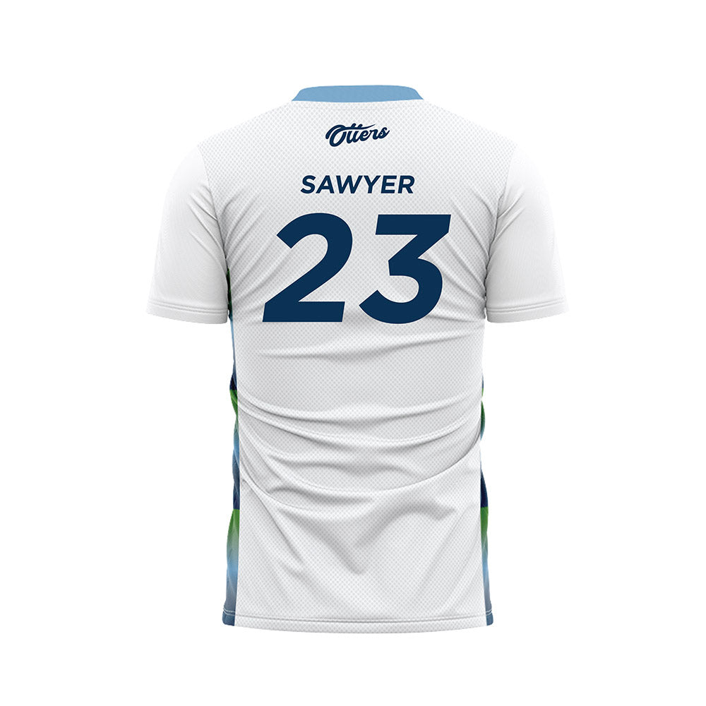 CSU Monterey Bay - NCAA Women's Soccer : Jordan Sawyer - White Soccer Jersey-1