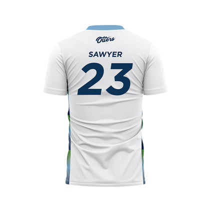 CSU Monterey Bay - NCAA Women's Soccer : Jordan Sawyer - White Soccer Jersey-1
