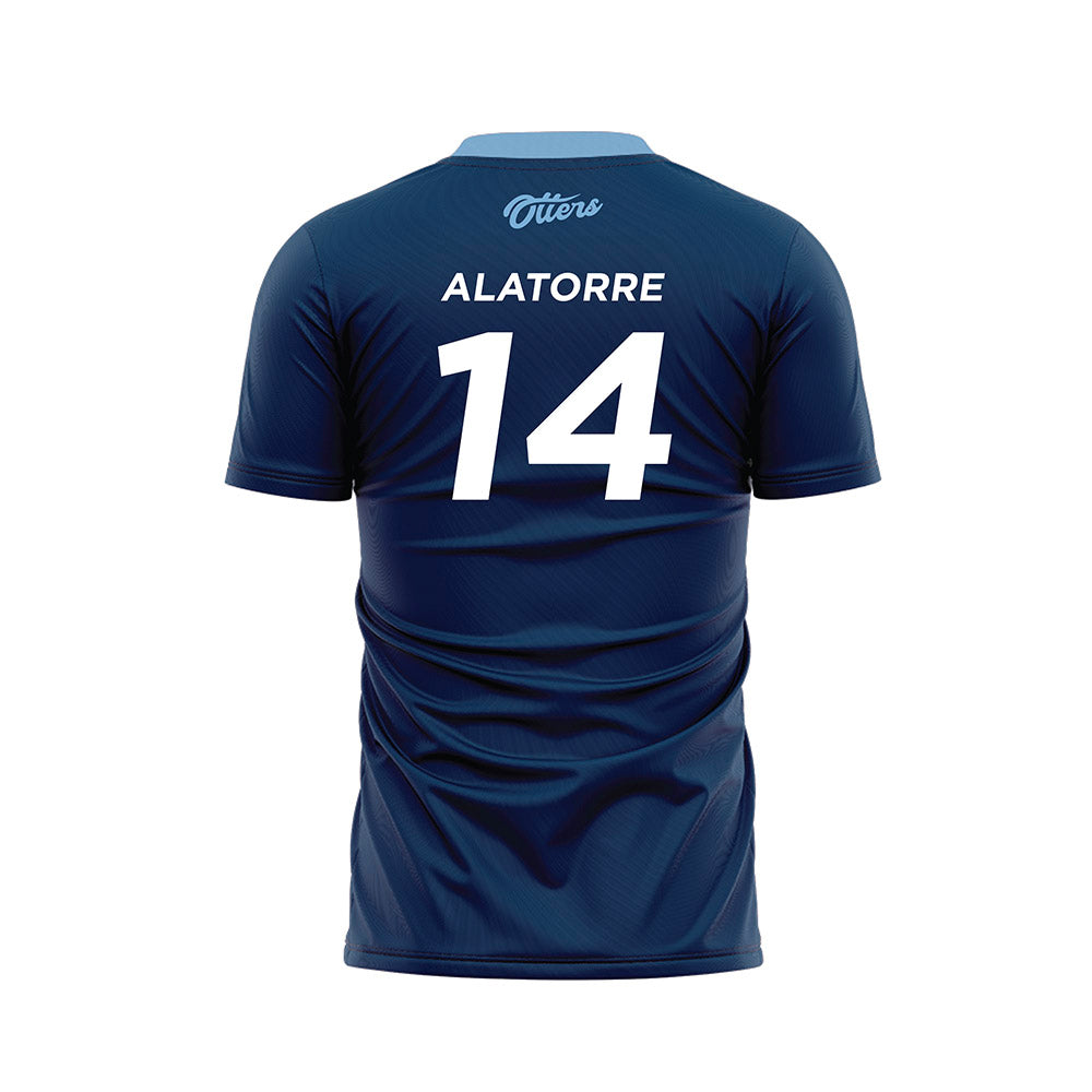 CSU Monterey Bay - NCAA Women's Soccer : Tallulah Alatorre - Navy Soccer Jersey-1
