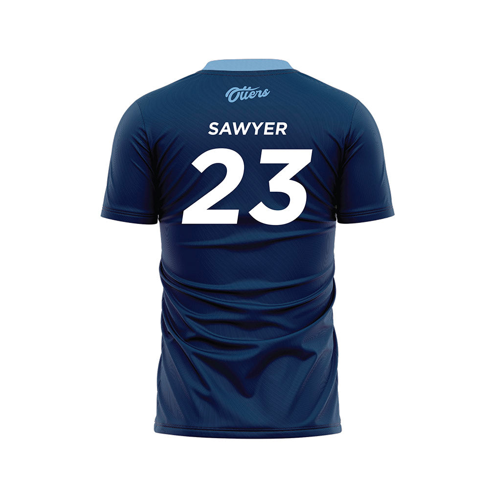 CSU Monterey Bay - NCAA Women's Soccer : Jordan Sawyer - Navy Soccer Jersey-1