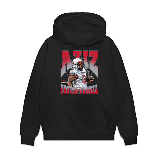 Richmond - NCAA Football : Aziz Foster-Powell - Collage Premium Hooded Sweatshirt-0