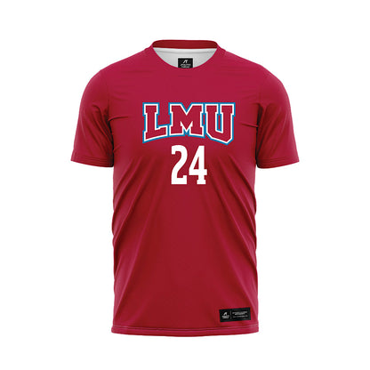 LMU - NCAA Men's Soccer : Anthony Boyadjian - Red Soccer Jersey-0