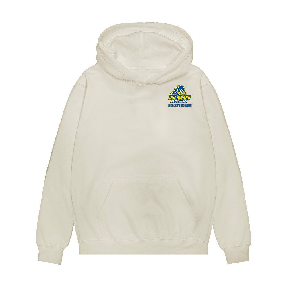 Delaware - NCAA Women's Rowing : Amari Randall - Collage Premium Hooded Sweatshirt-0