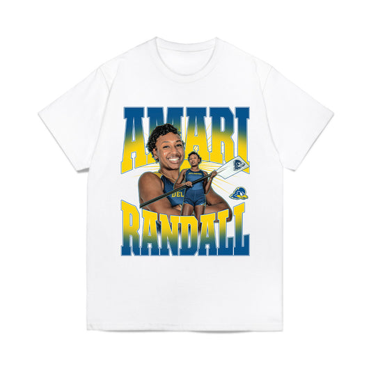 Delaware - NCAA Women's Rowing : Amari Randall - Collage Comfort Colors T-Shirt-0