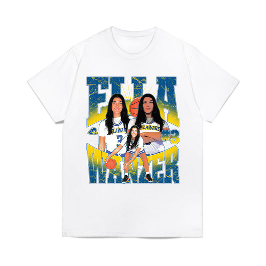 Delaware - NCAA Women's Basketball : Ella Wanzer - Collage Comfort Colors T-Shirt-0