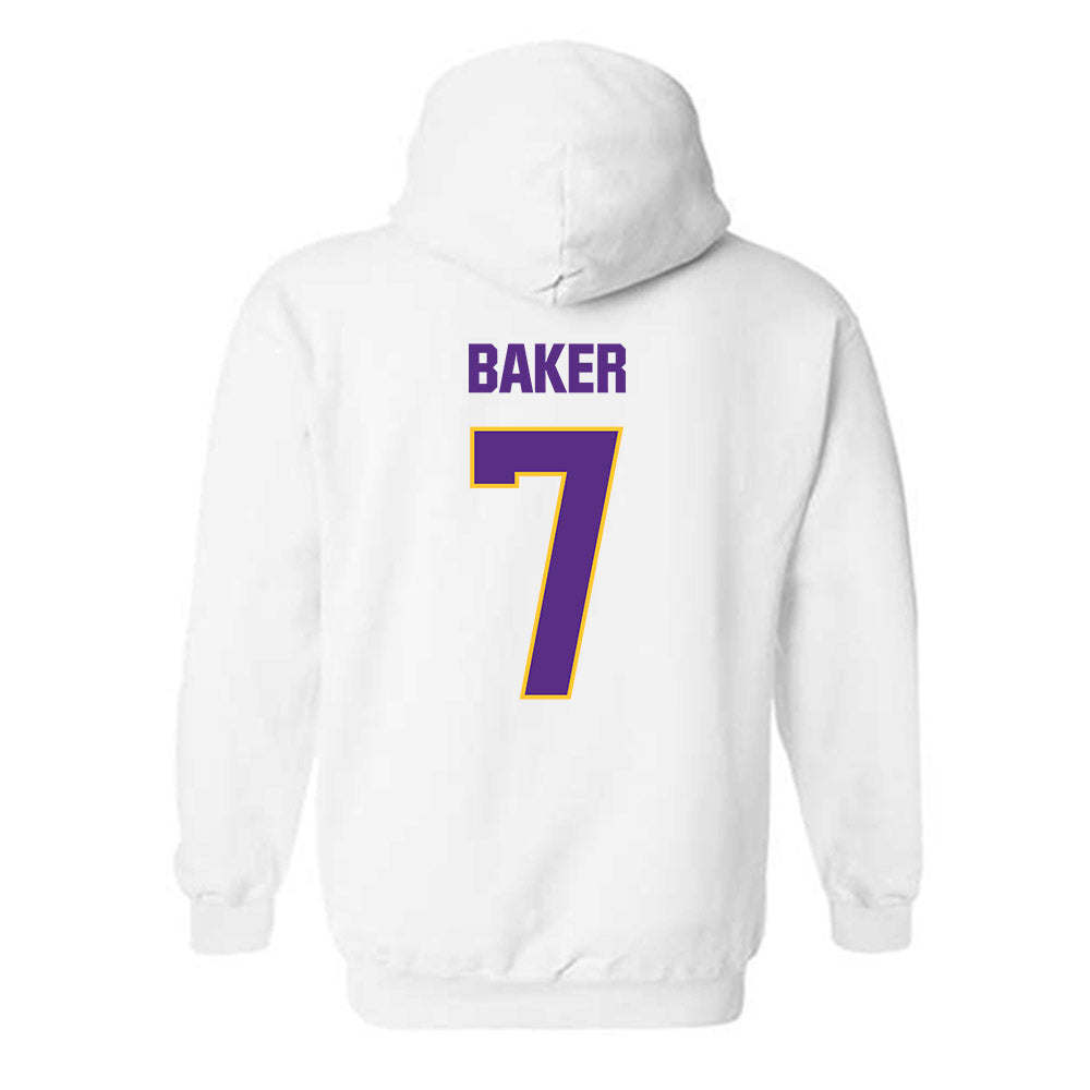 LSU - NCAA Beach Volleyball : Kate Baker - Classic Shersey Hooded Sweatshirt-1