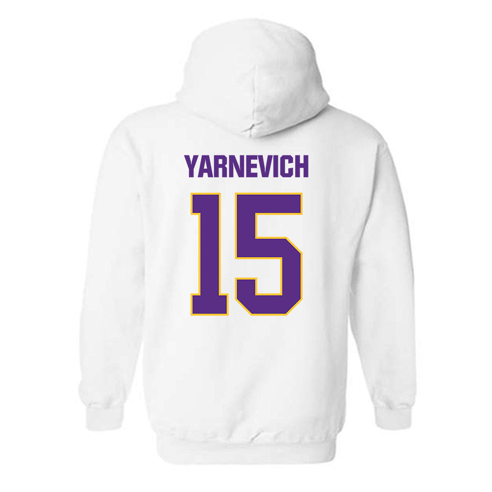 LSU - NCAA Women's Basketball : Meghan Yarnevich - Classic Shersey Hooded Sweatshirt-1