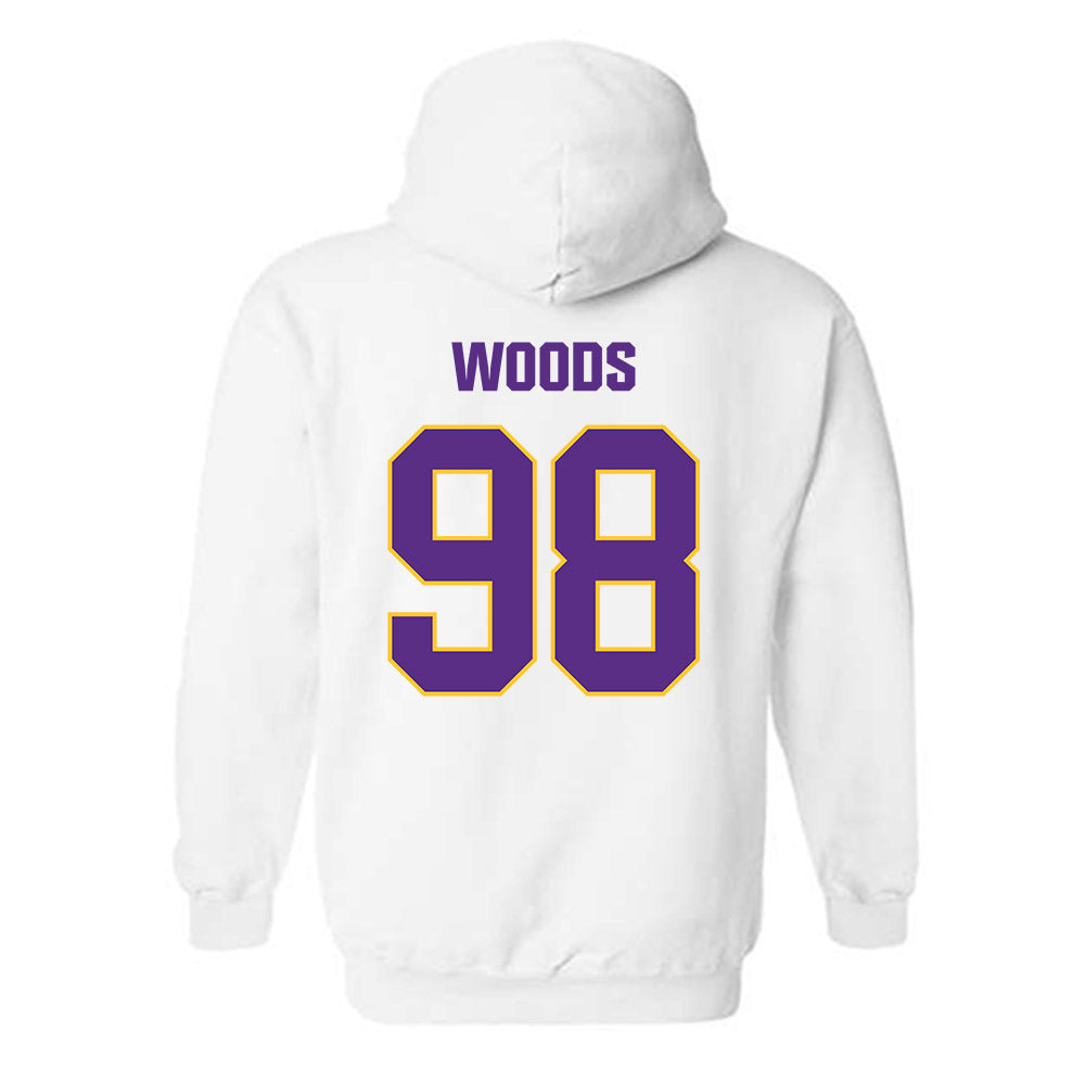 LSU - NCAA Football : Achilles Woods - Classic Shersey Hooded Sweatshirt-1