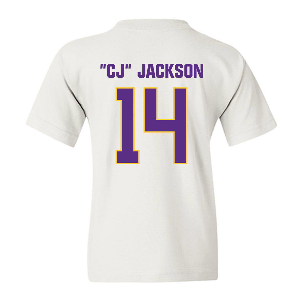 LSU - NCAA Football : Christopher "CJ" Jackson - Classic Shersey Youth T-Shirt-1