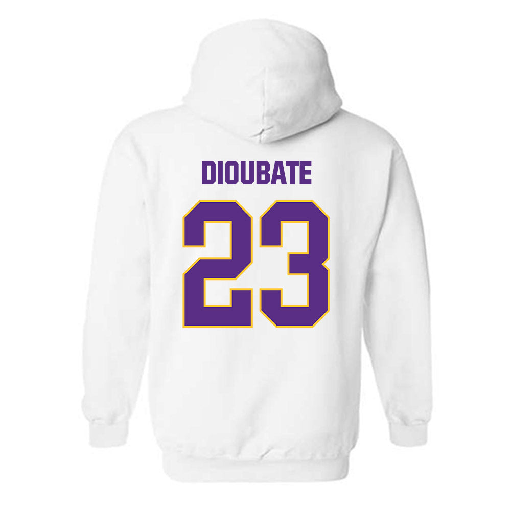 LSU - NCAA Men's Basketball : Mouhamed Dioubate - Classic Shersey Hooded Sweatshirt-1