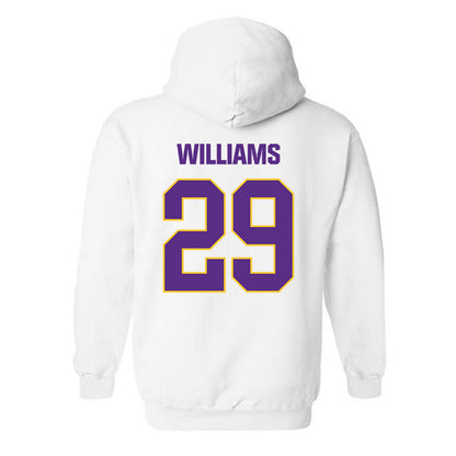LSU - NCAA Baseball : Cooper Williams - Classic Shersey Hooded Sweatshirt-1