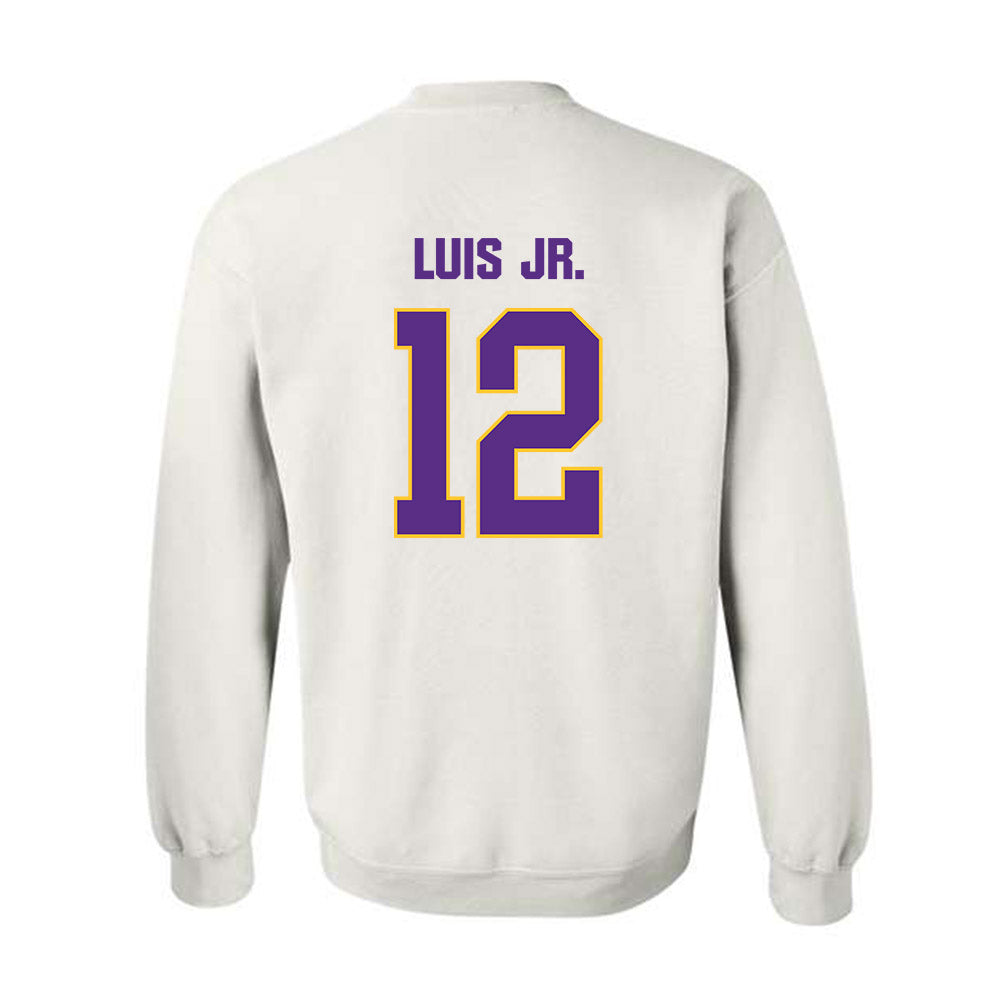 LSU - NCAA Men's Basketball : RJ Luis Jr. - Classic Shersey Crewneck Sweatshirt-1