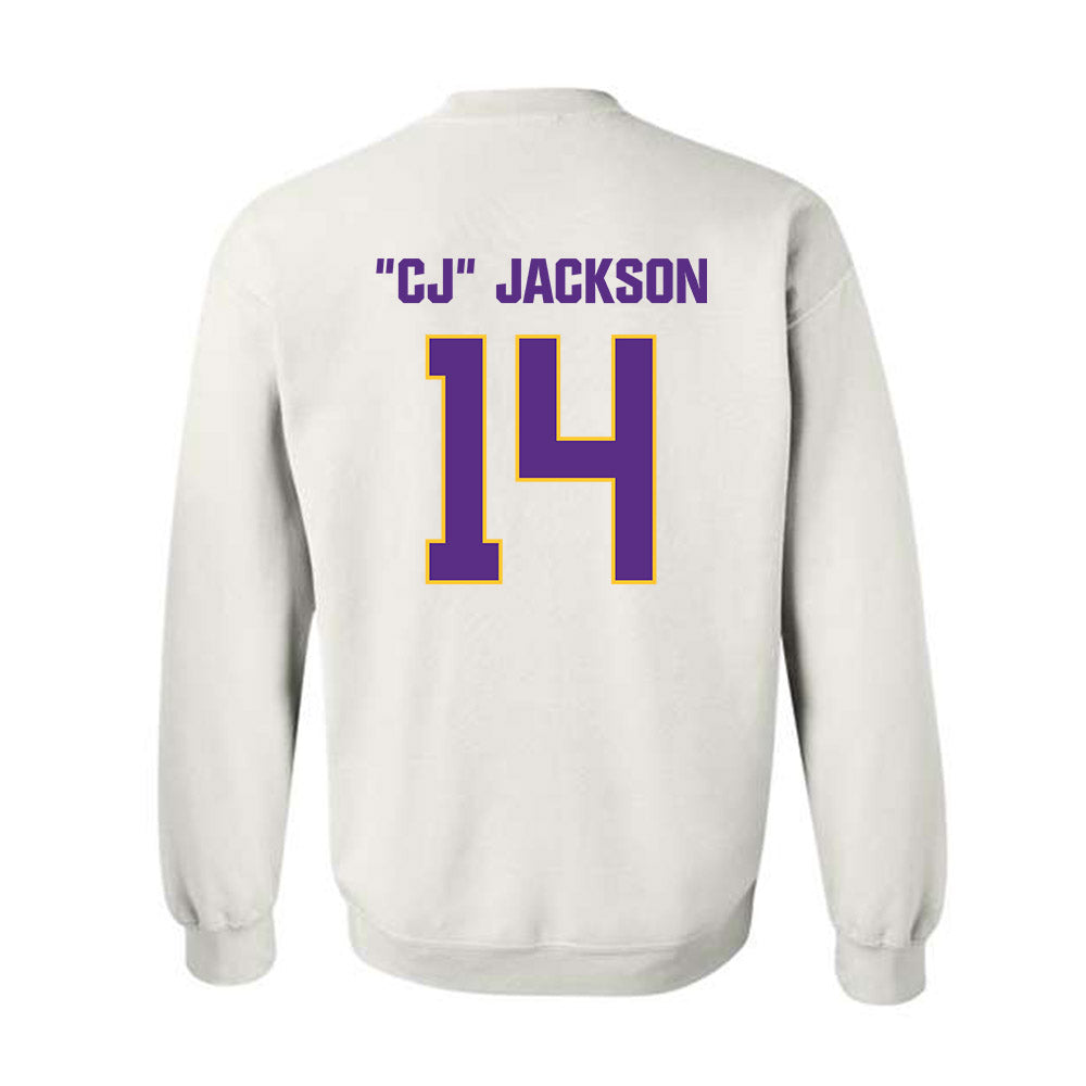 LSU - NCAA Football : Christopher "CJ" Jackson - Classic Shersey Crewneck Sweatshirt-1