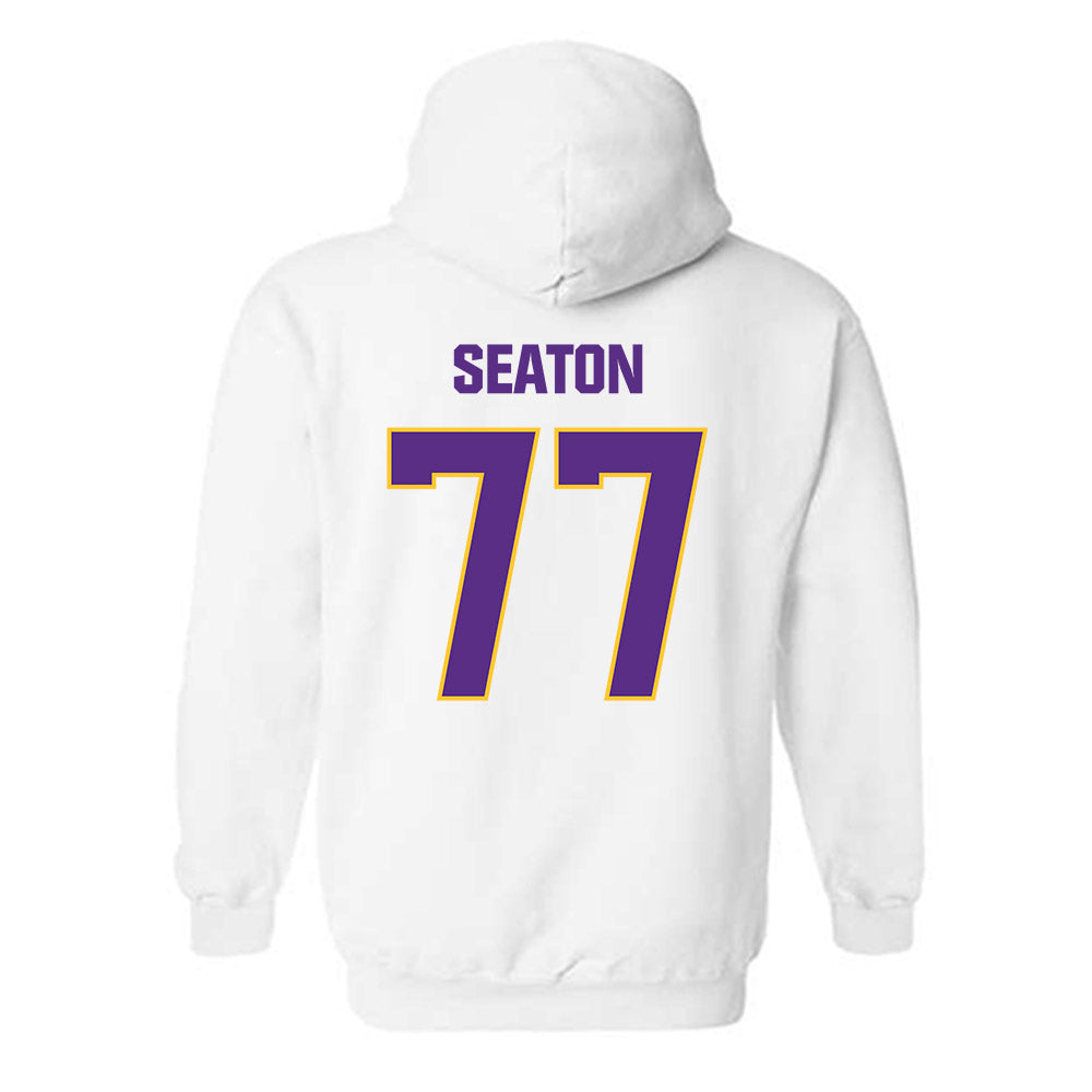 LSU - NCAA Football : Jordan Seaton - Classic Shersey Hooded Sweatshirt-1