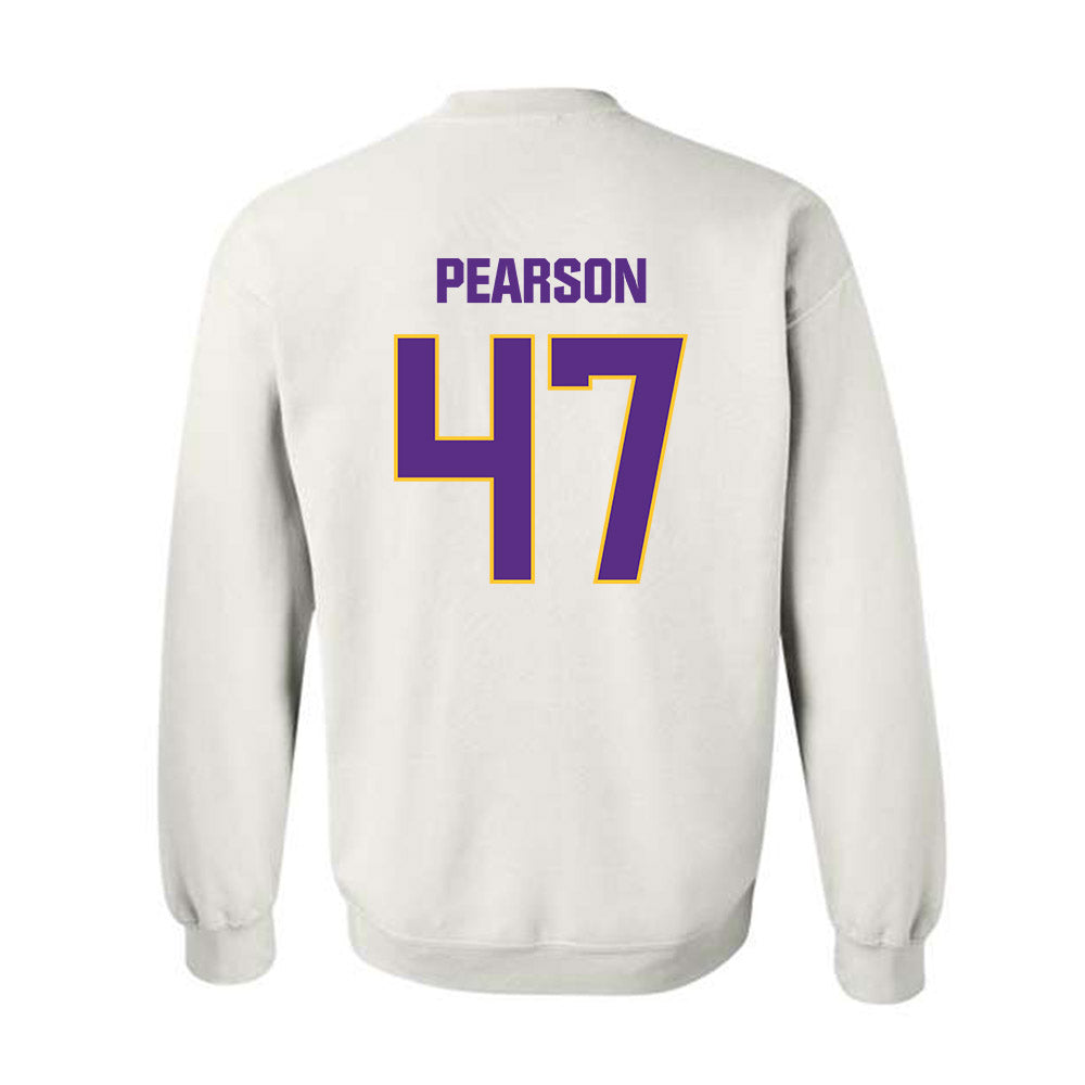 LSU - NCAA Baseball : John Pearson - Classic Shersey Crewneck Sweatshirt-1
