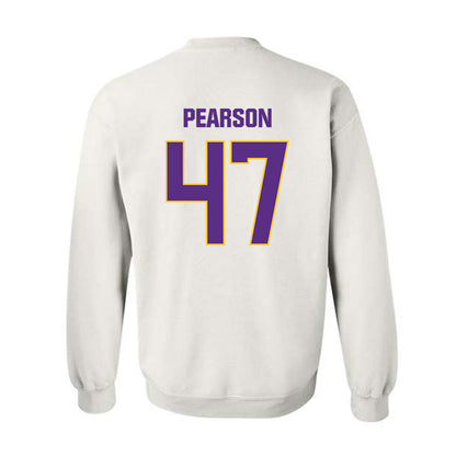 LSU - NCAA Baseball : John Pearson - Classic Shersey Crewneck Sweatshirt-1