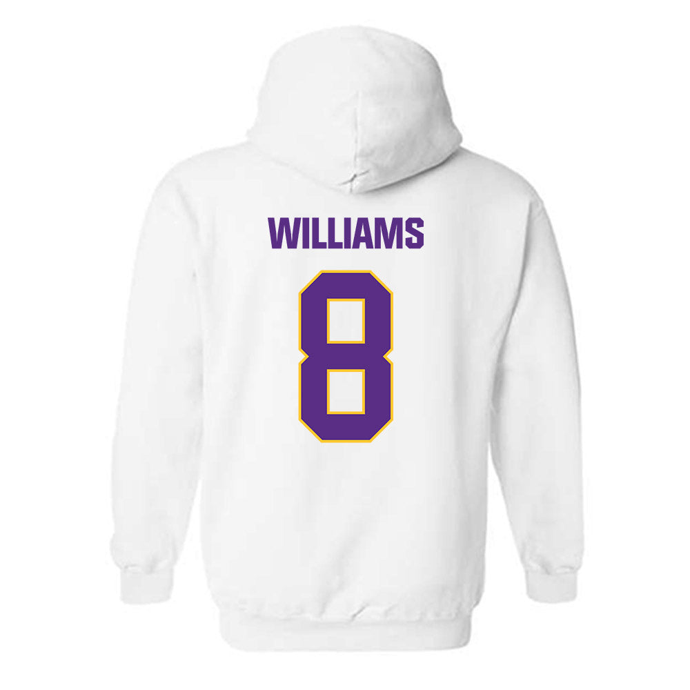 LSU - NCAA Women's Basketball : Jada Williams - Classic Shersey Hooded Sweatshirt-1