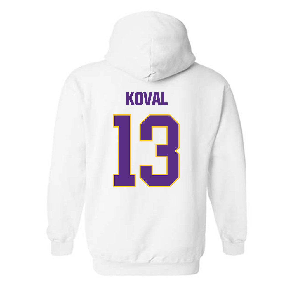 LSU - NCAA Women's Basketball : Kate Koval - Classic Shersey Hooded Sweatshirt-1