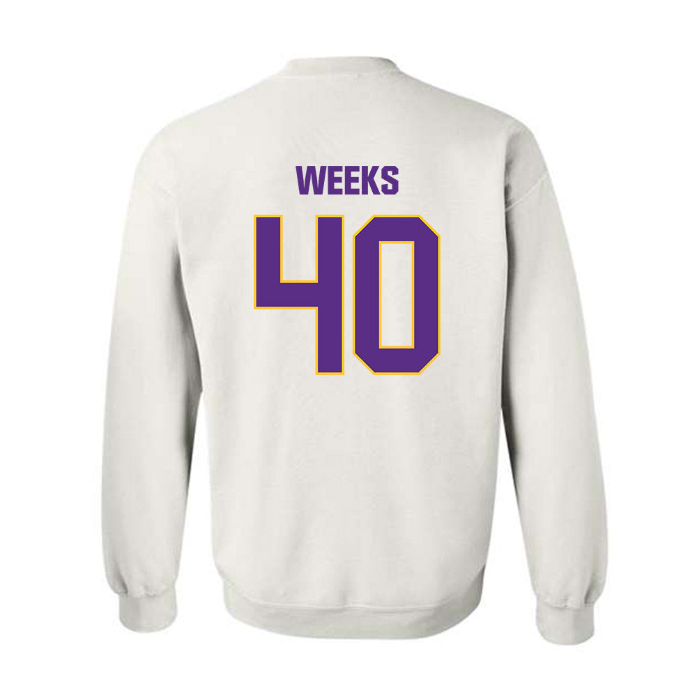 LSU - NCAA Football : Whit Weeks - Classic Shersey Crewneck Sweatshirt-1