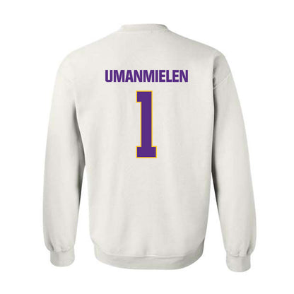 LSU - NCAA Football : Princewill Umanmielen - Classic Shersey Crewneck Sweatshirt-1