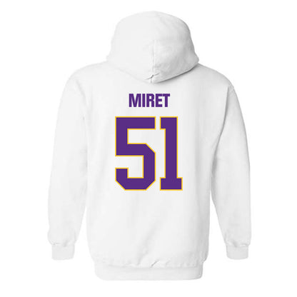 LSU - NCAA Football : Ryan Miret - Classic Shersey Hooded Sweatshirt-1