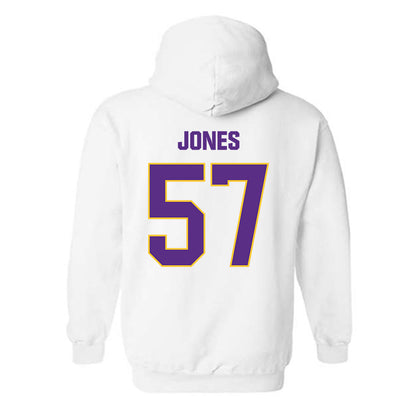 LSU - NCAA Football : Jakolby Jones - Classic Shersey Hooded Sweatshirt-1