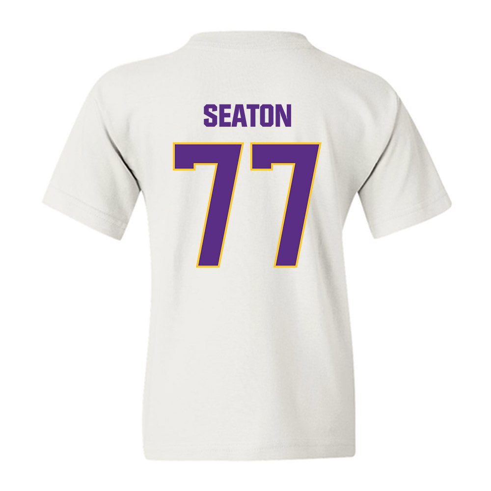 LSU - NCAA Football : Jordan Seaton - Classic Shersey Youth T-Shirt-1