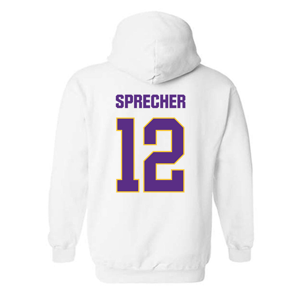 LSU - NCAA Beach Volleyball : Julia Sprecher - Classic Shersey Hooded Sweatshirt-1