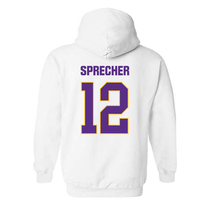 LSU - NCAA Beach Volleyball : Julia Sprecher - Classic Shersey Hooded Sweatshirt-1