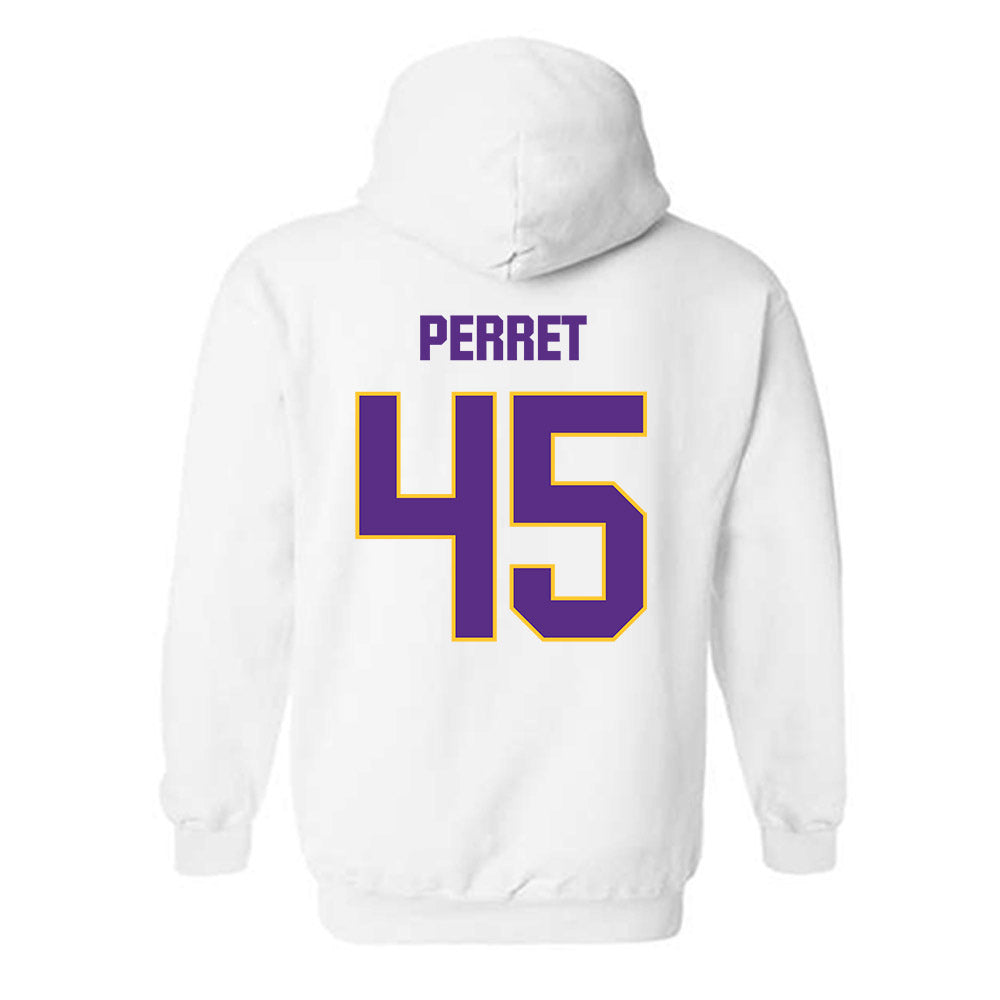 LSU - NCAA Football : Sean Perret - Classic Shersey Hooded Sweatshirt-1