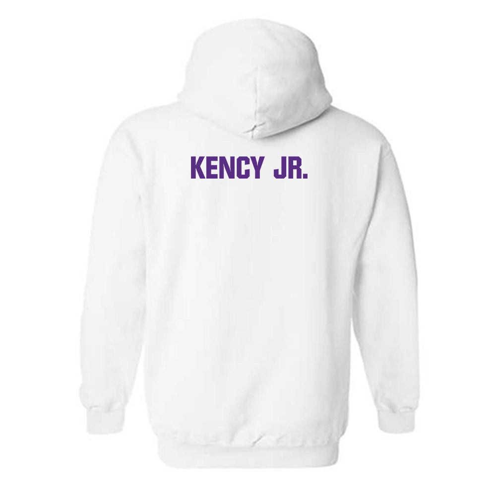LSU - NCAA Football : David Kency Jr. - Classic Shersey Hooded Sweatshirt-1