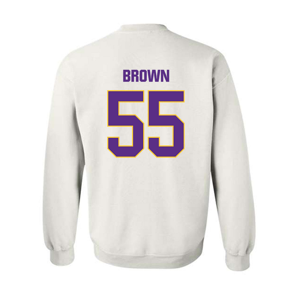 LSU - NCAA Football : Lamar Brown - Classic Shersey Crewneck Sweatshirt-1