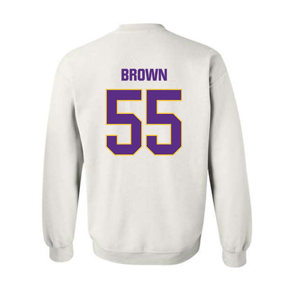LSU - NCAA Football : Lamar Brown - Classic Shersey Crewneck Sweatshirt-1