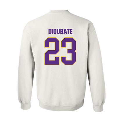 LSU - NCAA Men's Basketball : Mouhamed Dioubate - Classic Shersey Crewneck Sweatshirt-1