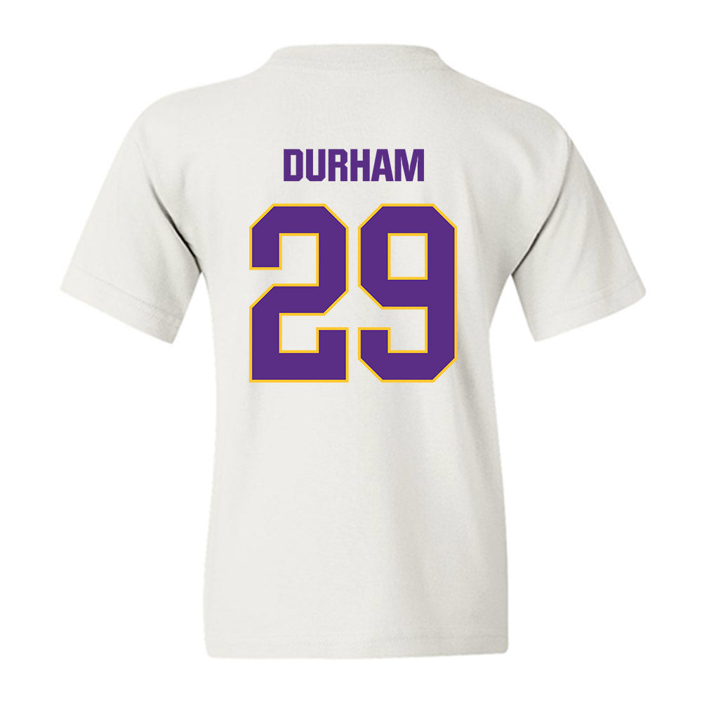 LSU - NCAA Football : Caden Durham - Classic Shersey Youth T-Shirt-1
