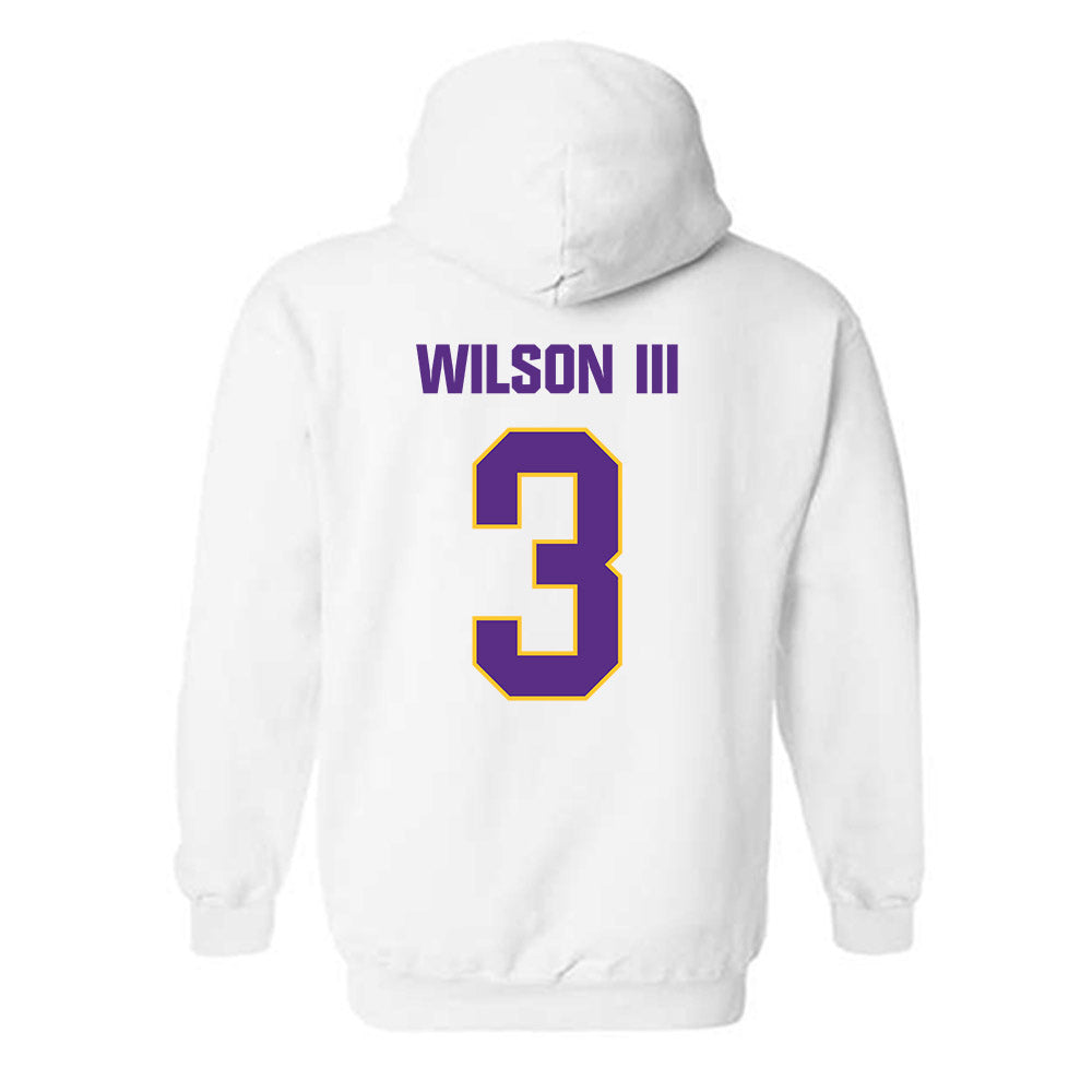 LSU - NCAA Football : Eugene Wilson III - Classic Shersey Hooded Sweatshirt-1