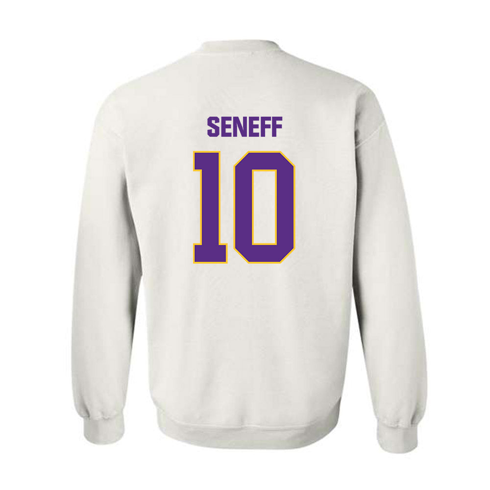 LSU - NCAA Beach Volleyball : Rachel Seneff - Classic Shersey Crewneck Sweatshirt-1
