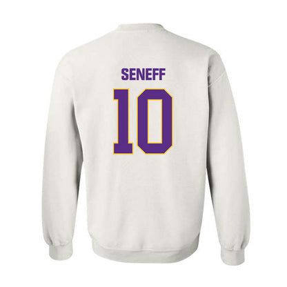 LSU - NCAA Beach Volleyball : Rachel Seneff - Classic Shersey Crewneck Sweatshirt-1
