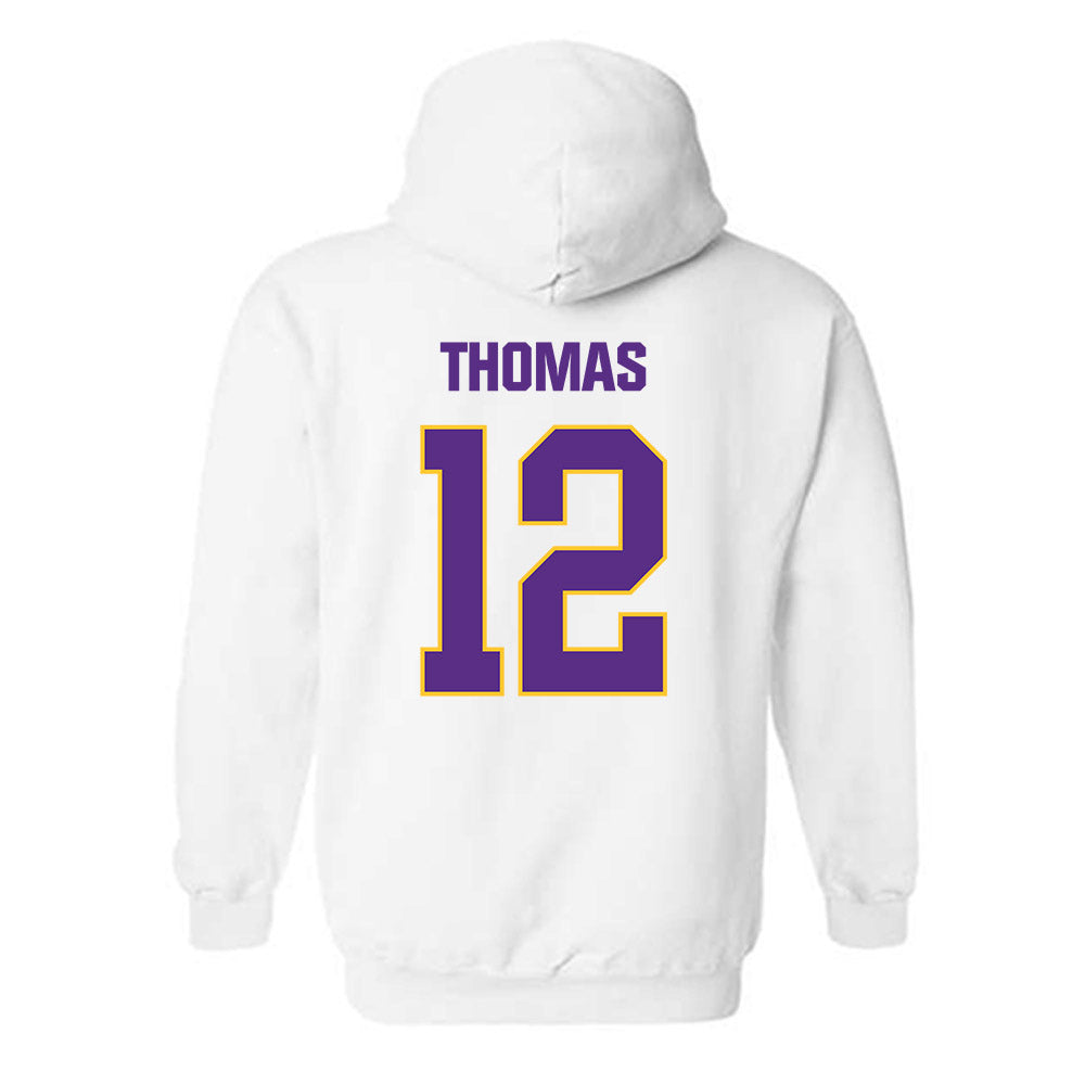 LSU - NCAA Football : Malachi Thomas - Classic Shersey Hooded Sweatshirt-1