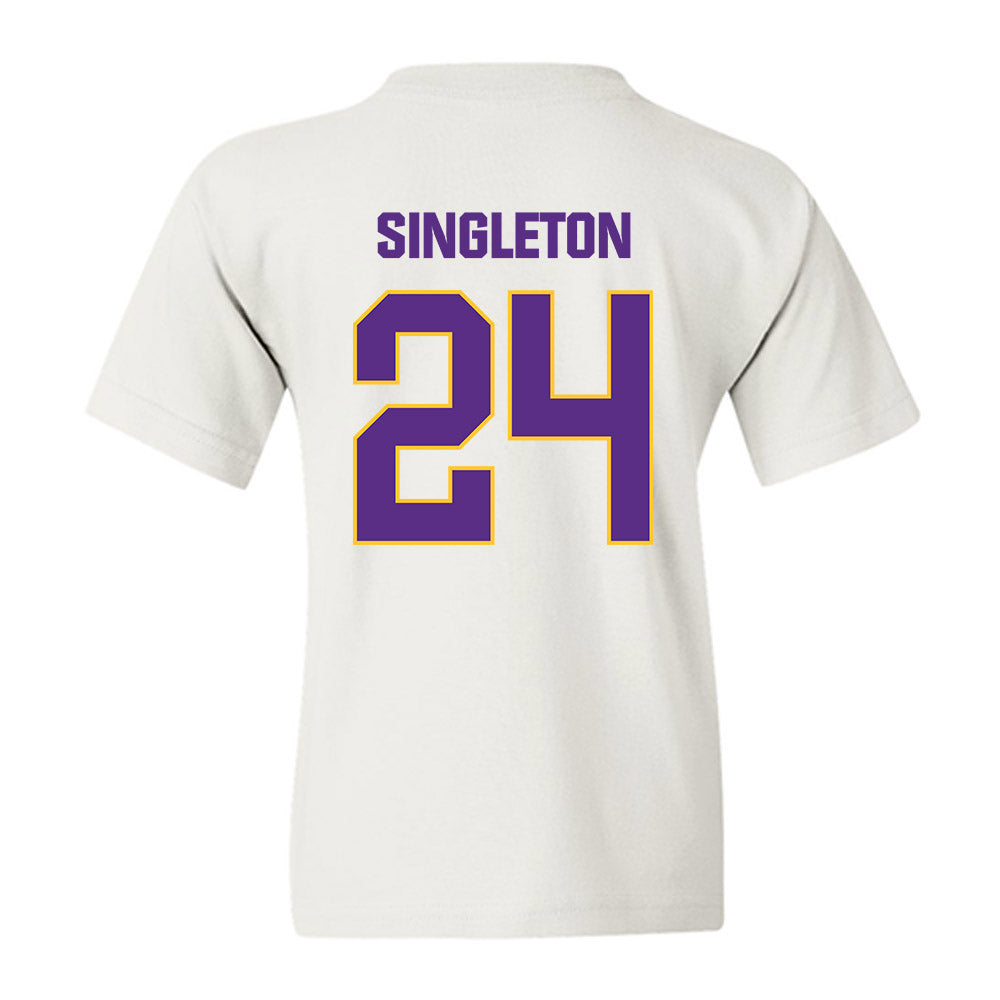 LSU - NCAA Football : Tylen Singleton - Classic Shersey Youth T-Shirt-1