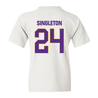 LSU - NCAA Football : Tylen Singleton - Classic Shersey Youth T-Shirt-1