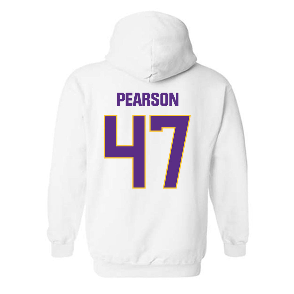 LSU - NCAA Baseball : John Pearson - Classic Shersey Hooded Sweatshirt-1