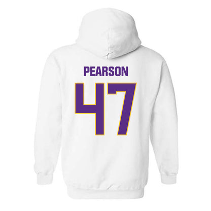 LSU - NCAA Baseball : John Pearson - Classic Shersey Hooded Sweatshirt-1