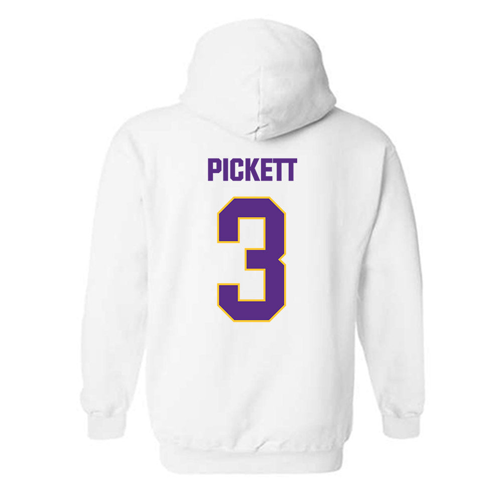 LSU - NCAA Football : DJ Pickett - Classic Shersey Hooded Sweatshirt-1