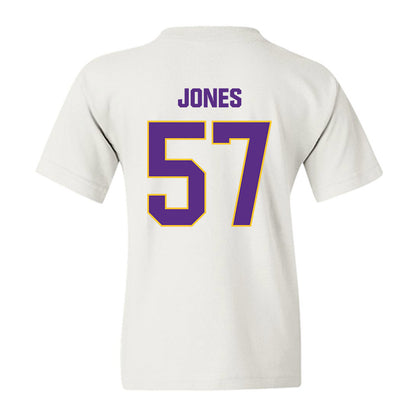 LSU - NCAA Football : Jakolby Jones - Classic Shersey Youth T-Shirt-1
