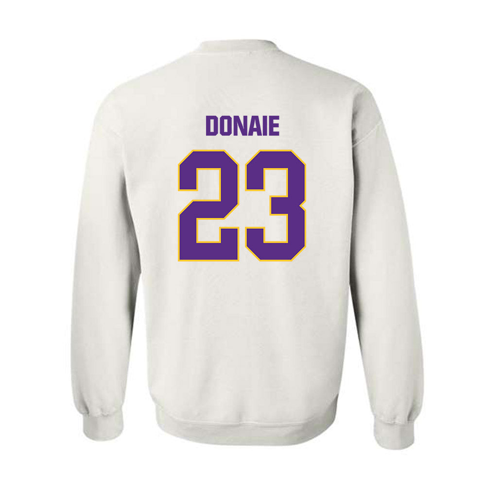 LSU - NCAA Women's Volleyball : Sanaa Donaie - Classic Shersey Crewneck Sweatshirt-1