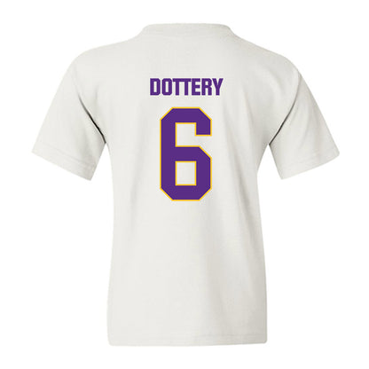 LSU - NCAA Football : Tj Dottery - Classic Shersey Youth T-Shirt-1