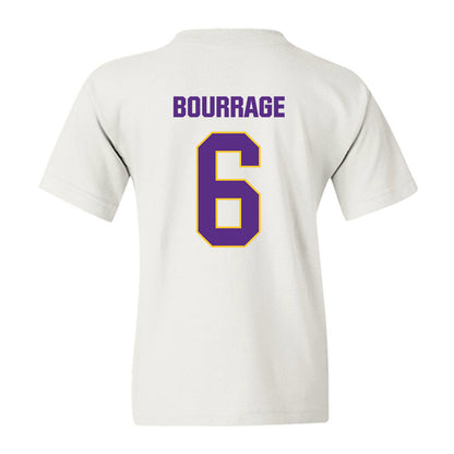 LSU - NCAA Women's Basketball : Divine Bourrage - Classic Shersey Youth T-Shirt-1