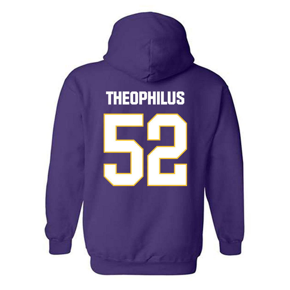 LSU - NCAA Baseball : Zion Theophilus - Classic Shersey Hooded Sweatshirt-1